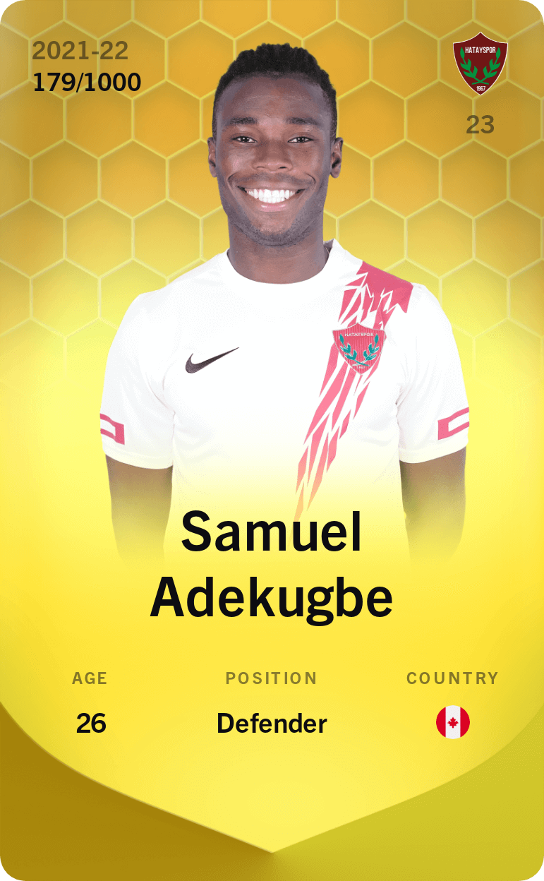 Samuel Adekugbe 2021-22 • Limited 179/1000