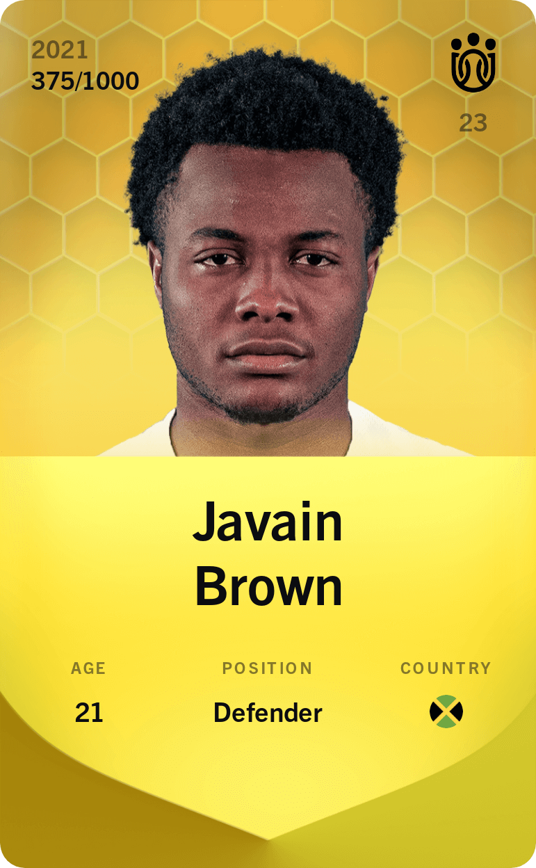 Javain Brown 2021-22 • Limited 375/1000