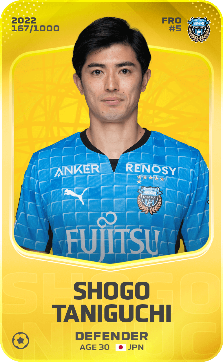 Shogo Taniguchi 2022-23 • Limited 167/1000