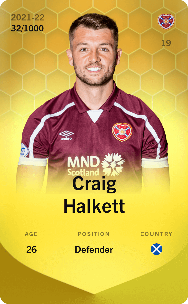 Craig Halkett 2021-22 • Limited 32/1000