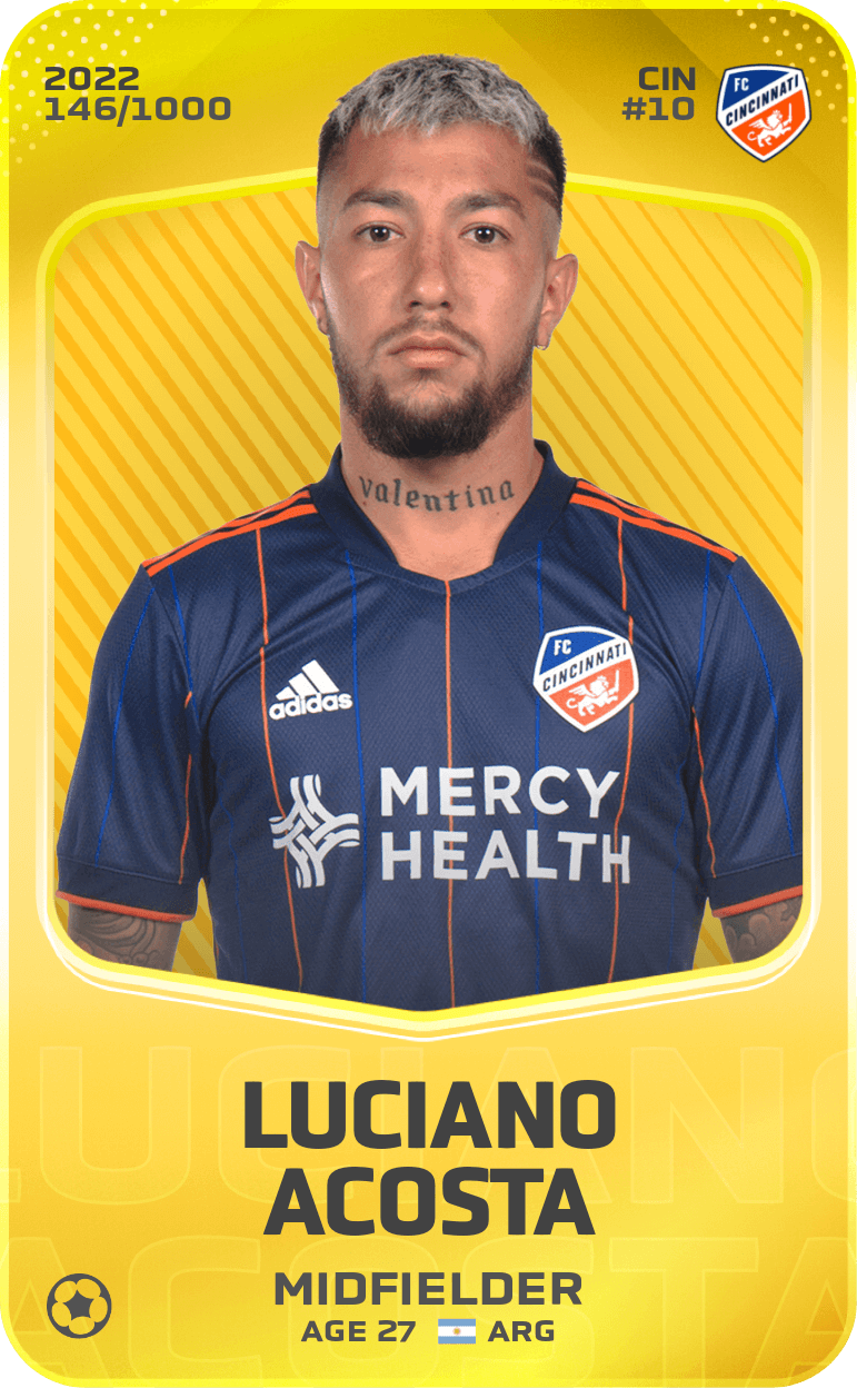 Luciano Acosta 2022-23 • Limited 146/1000