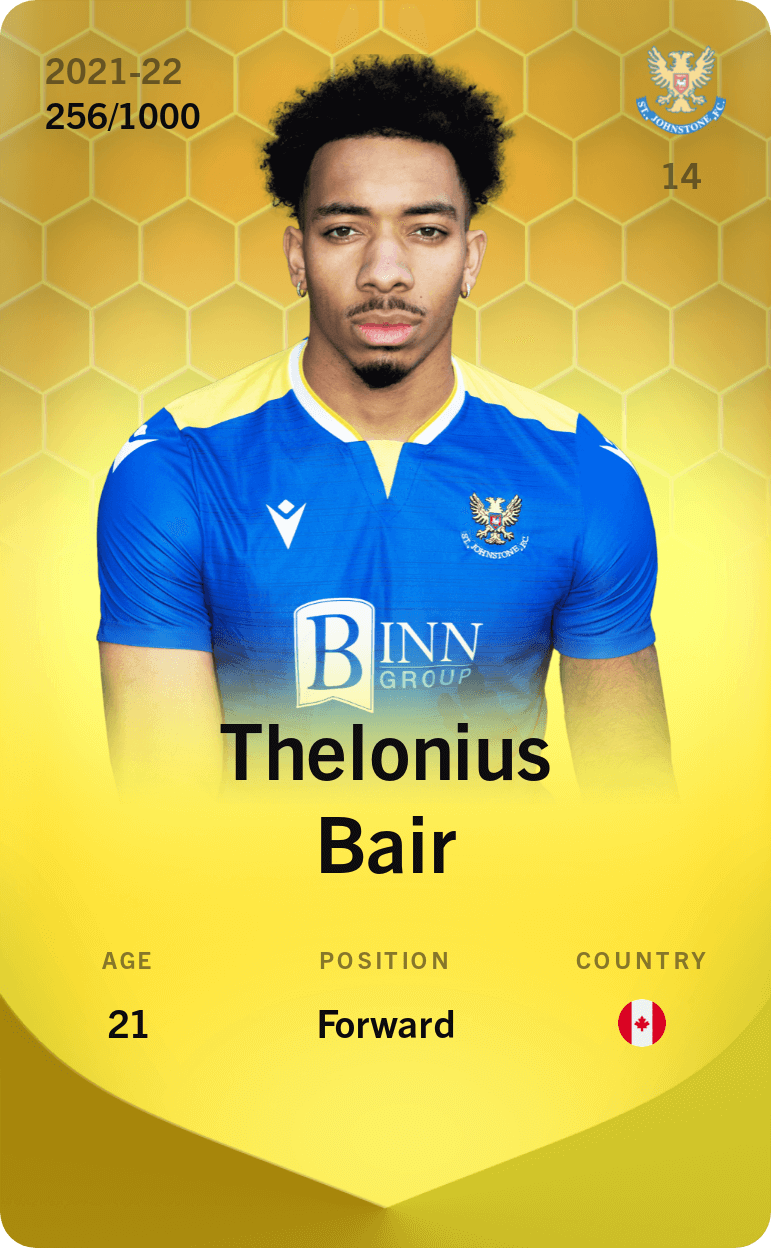 Thelonius Bair 2021-22 • Limited 256/1000