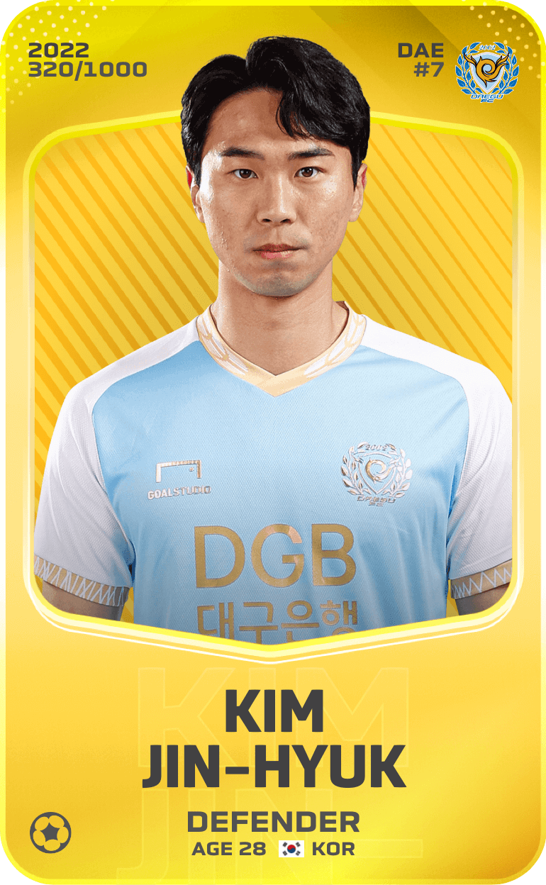 Kim Jin-Hyuk 2022-23 • Limited 320/1000