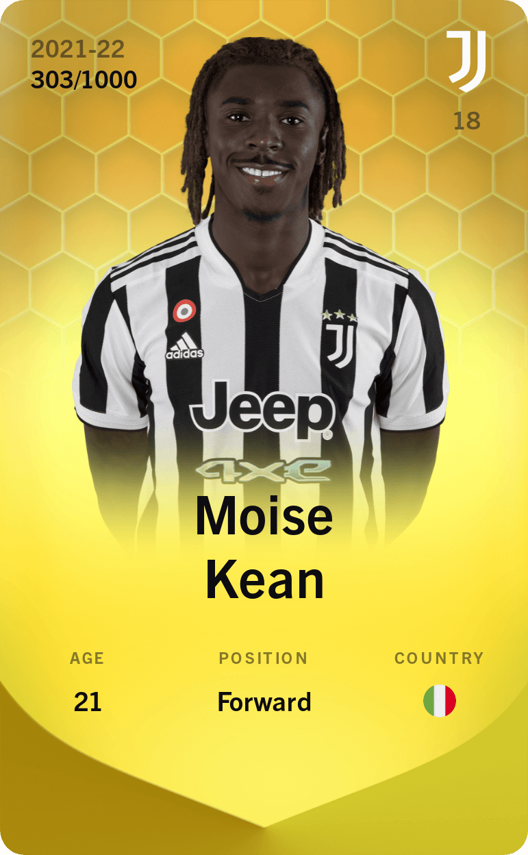 Moise Kean 2021-22 • Limited 303/1000
