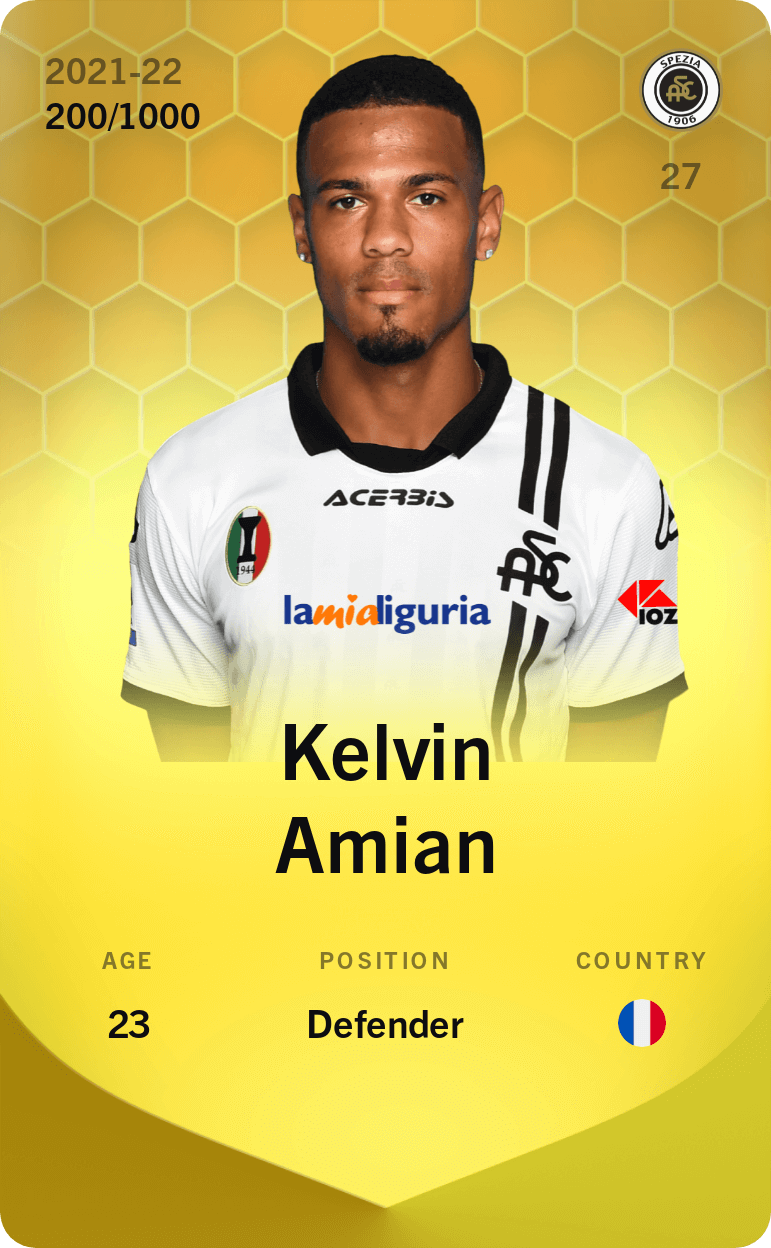 Kelvin Amian 2021-22 • Limited 200/1000