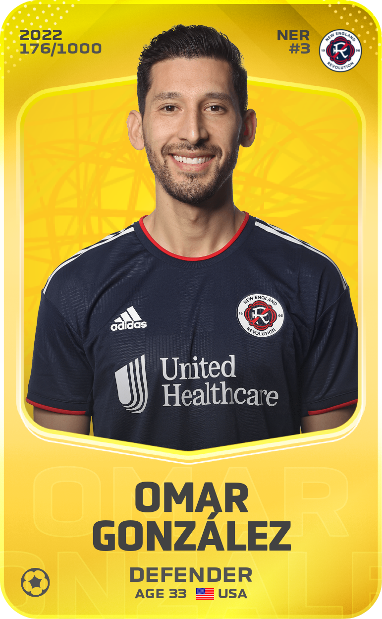 Sorare - Sorare Official - Omar González 2022-23 • Limited 176/1000 - NFT # 97005170837615605066006273897453685600345710003833093341387030136289318079326