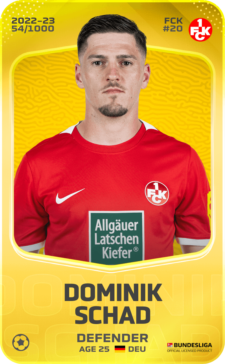 Dominik Schad 2022-23 • Limited 54/1000