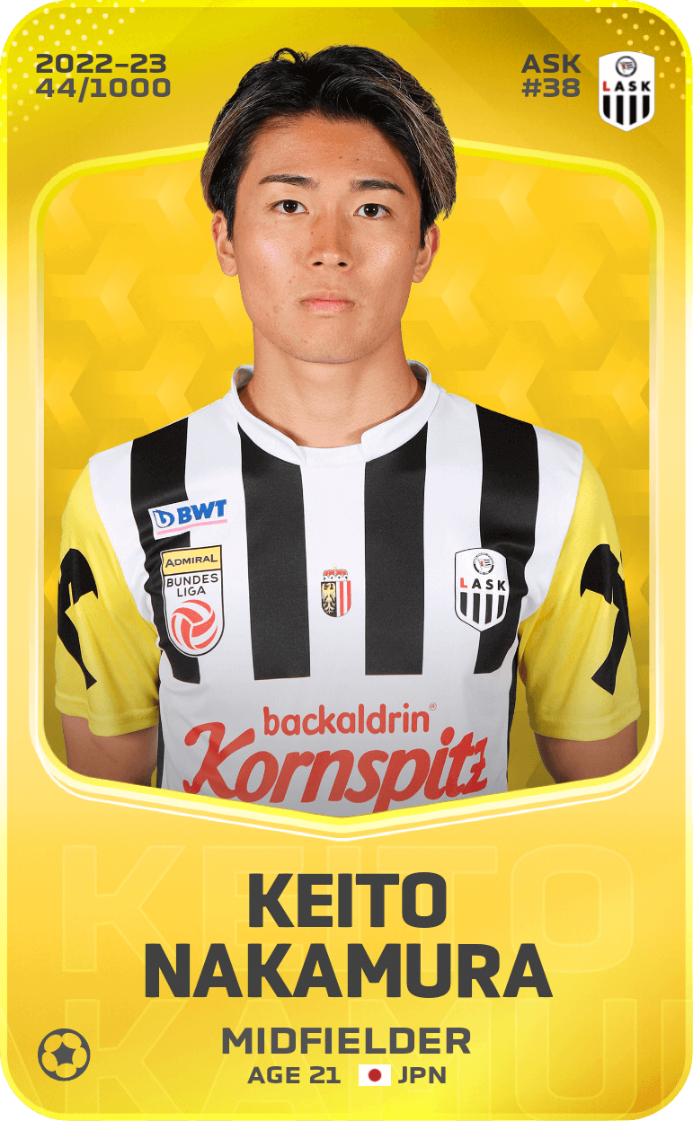Keito Nakamura 2022-23 • Limited 44/1000