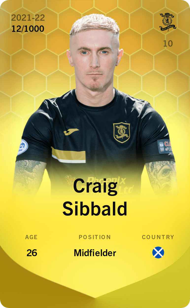 Craig Sibbald 2021-22 • Limited 12/1000