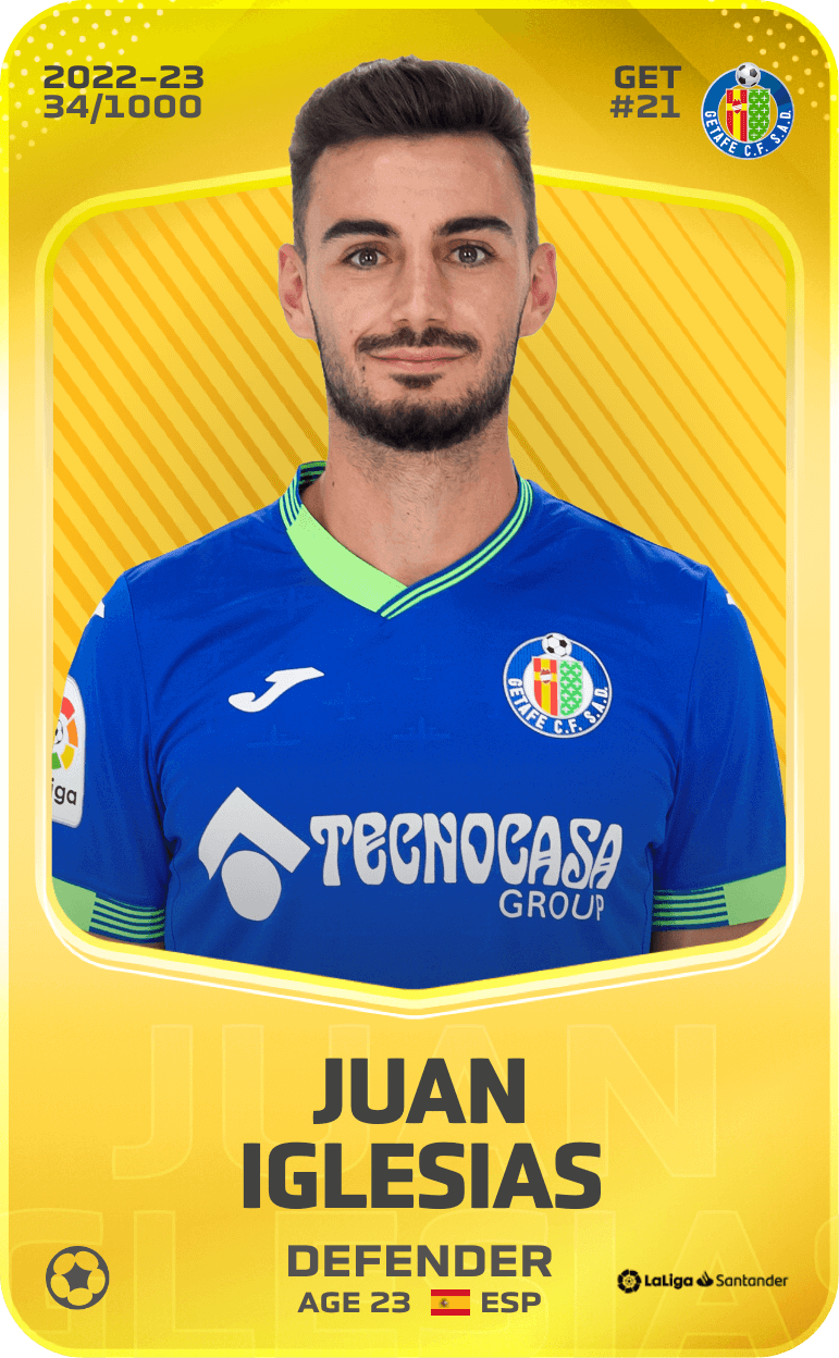 Juan Iglesias 2022-23 • Limited 34/1000
