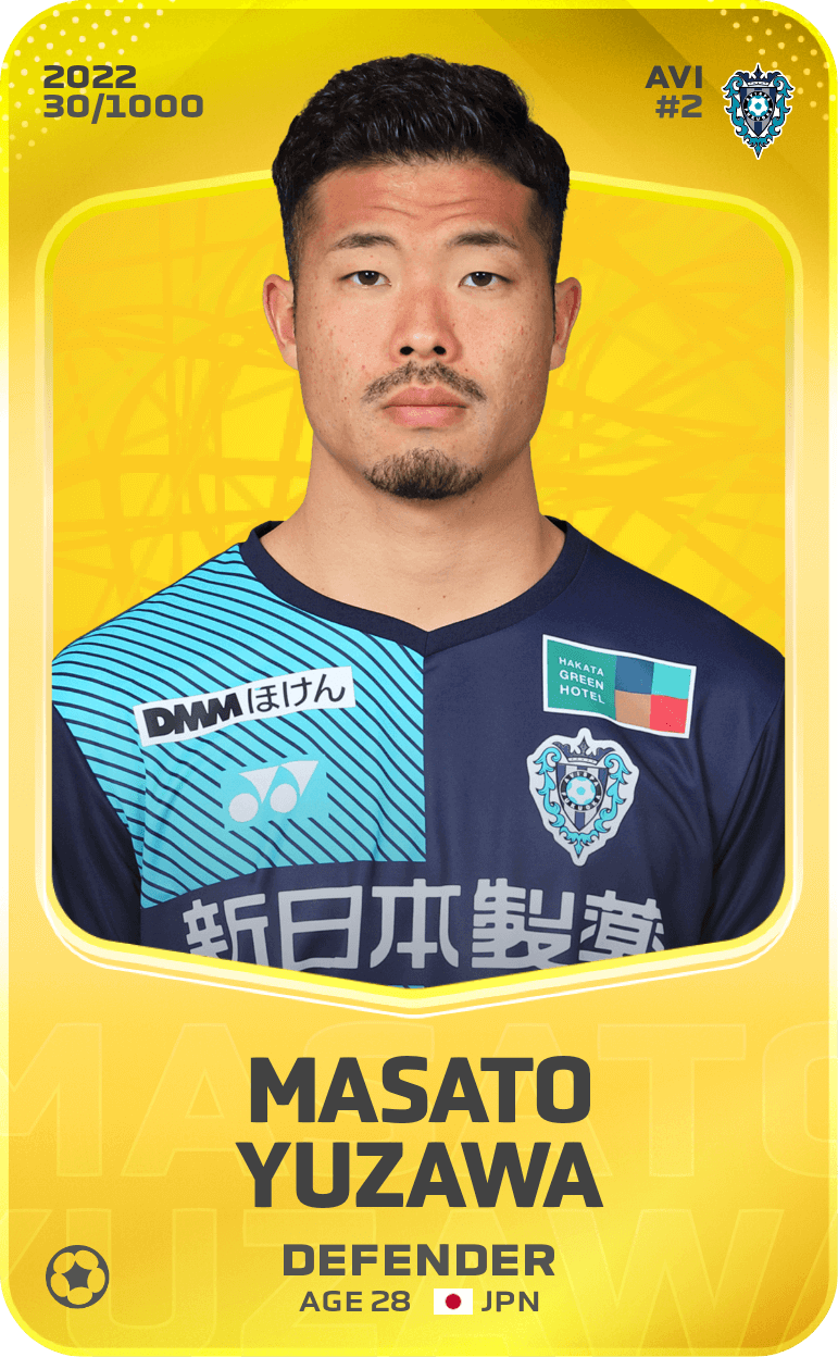 Masato Yuzawa 2022-23 • Limited 30/1000