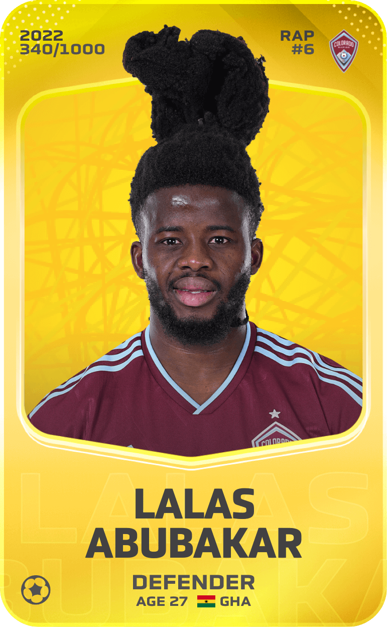 Lalas Abubakar 2022-23 • Limited 340/1000