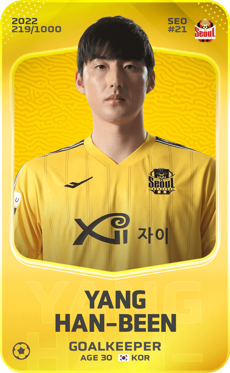 Yang Han-Been 2022-23 • Limited 219/1000