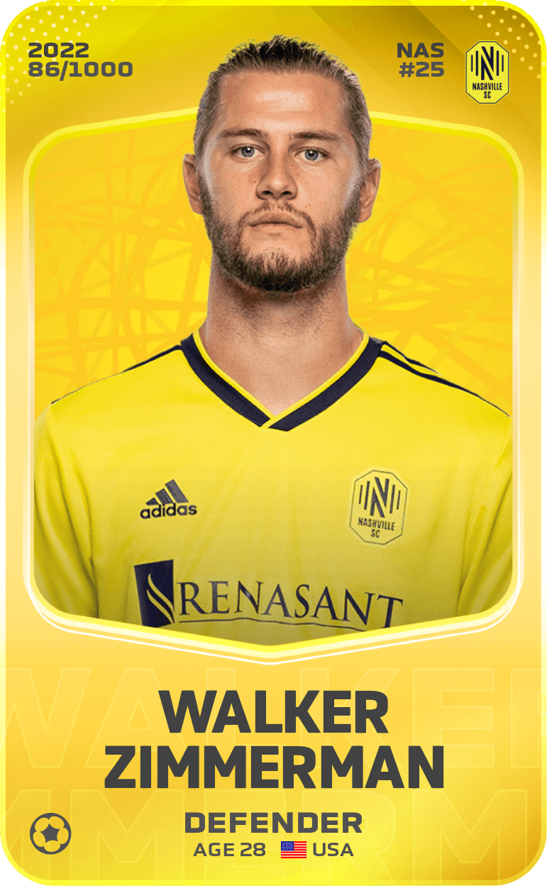 Walker Zimmerman 2022-23 • Limited 86/1000