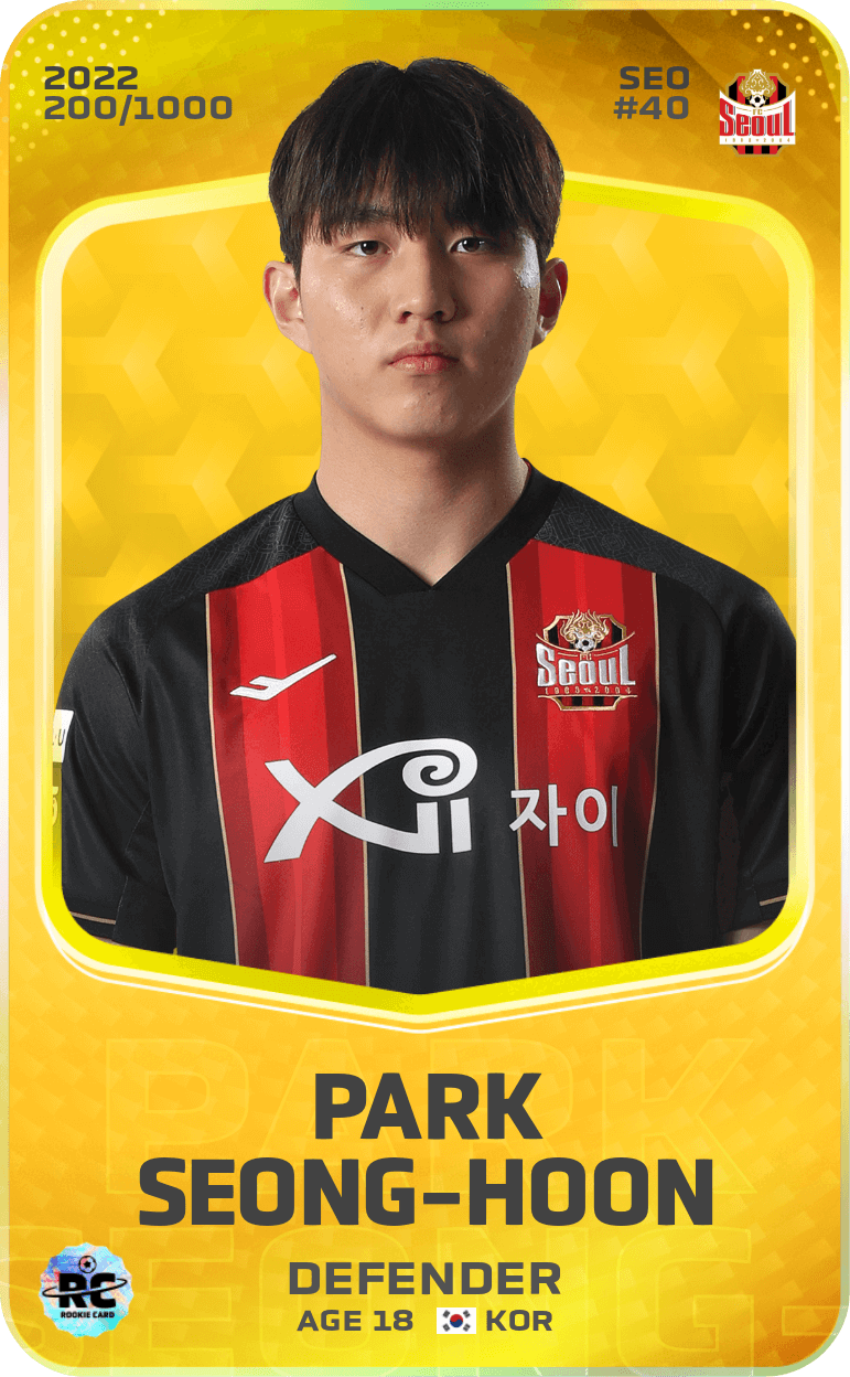 Park Seong-Hoon 2022-23 • Limited 200/1000