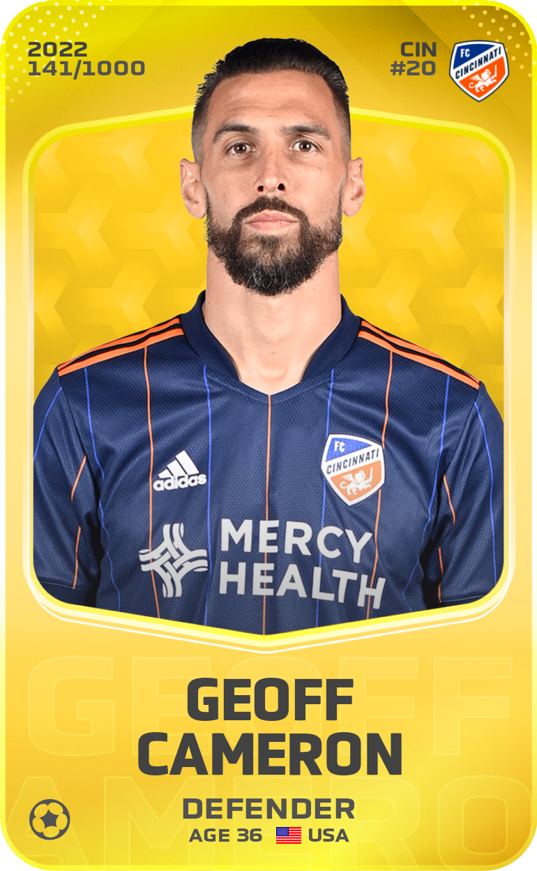 Sorare - Sorare Official - Geoff Cameron 2022-23 • Limited 141/1000 - NFT # 2899576105932806933582797272310106418468067271104638159834175530168154276118