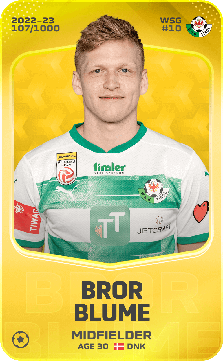 Bror Blume 2022-23 • Limited 107/1000