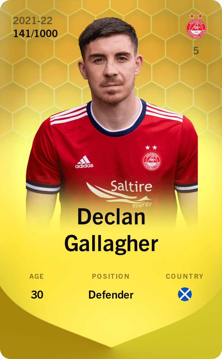 Declan Gallagher 2021-22 • Limited 141/1000