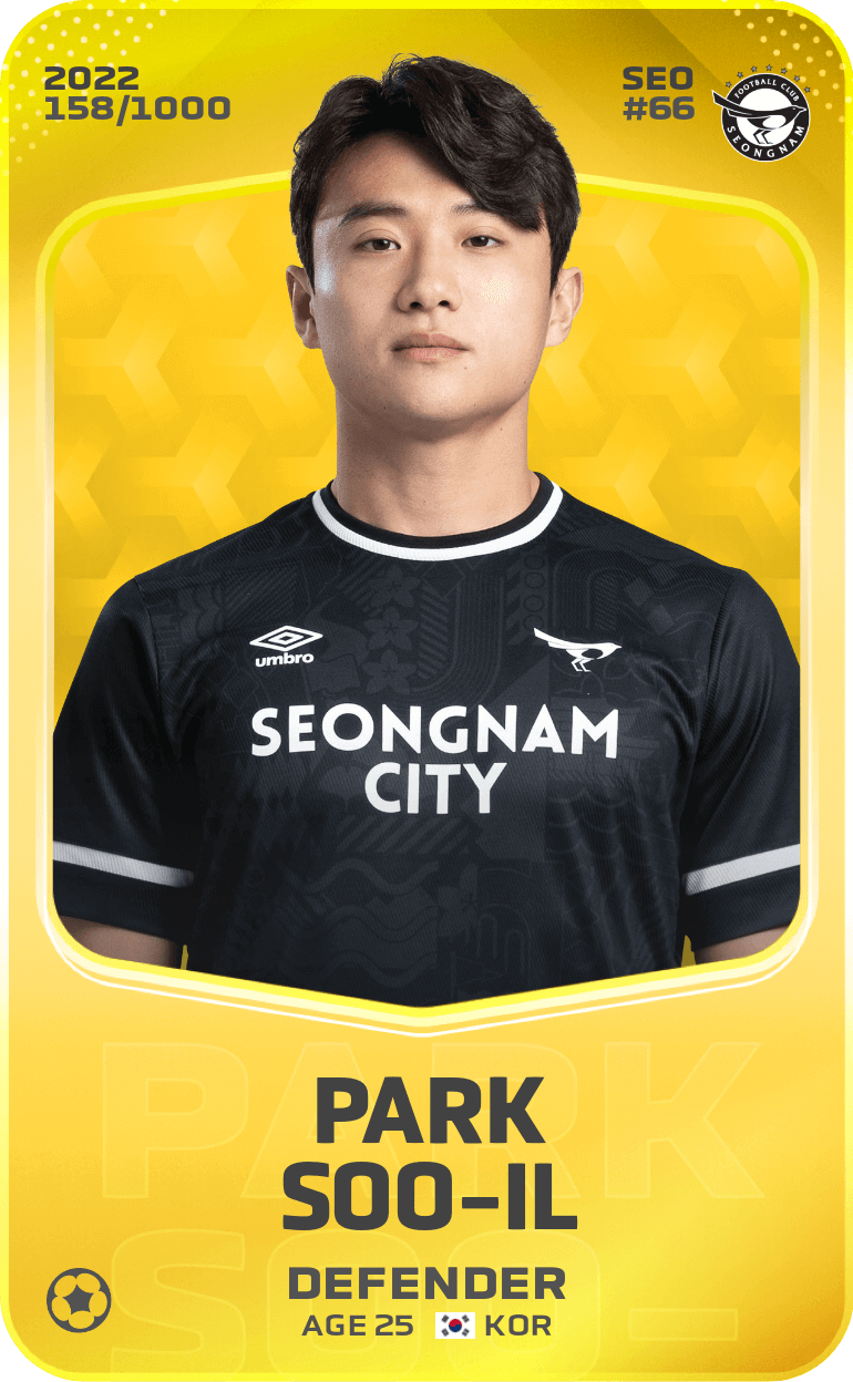 Park Soo-Il 2022-23 • Limited 158/1000