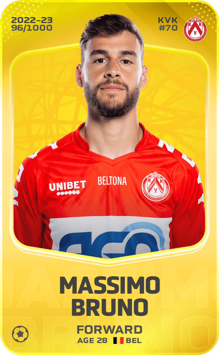 Massimo Bruno 2022-23 • Limited 96/1000