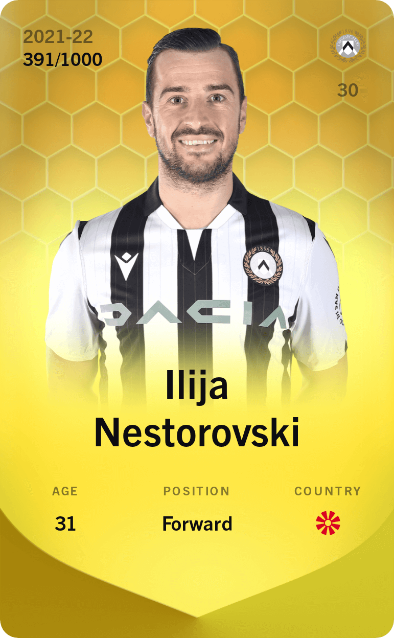 Ilija Nestorovski 2021-22 • Limited 391/1000
