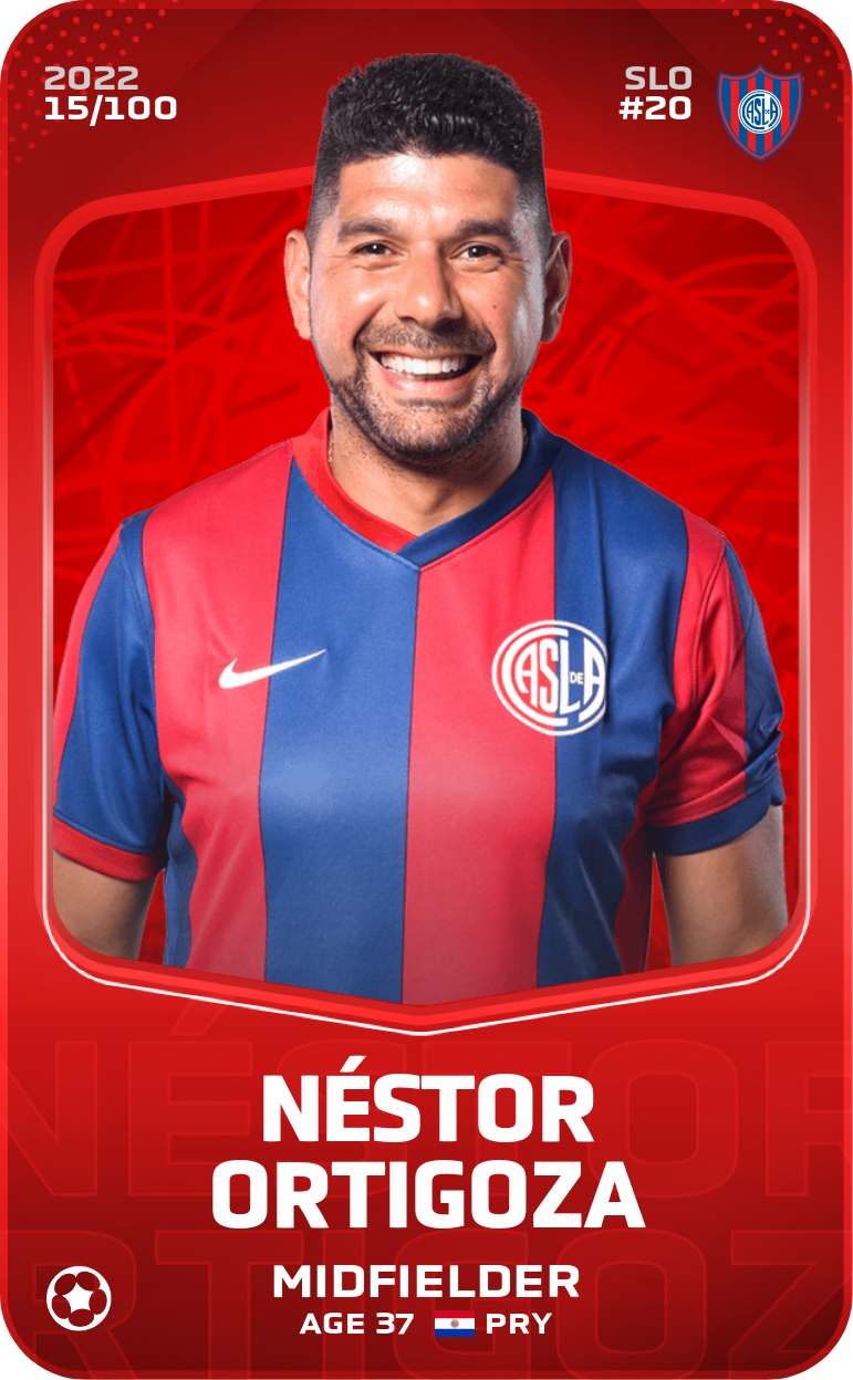 Sorare - Sorare Official - Néstor Ortigoza 2022-23 • Rare 15/100 - NFT # 41222177610969194962529887551800712100918778406925028573702618575465281994641