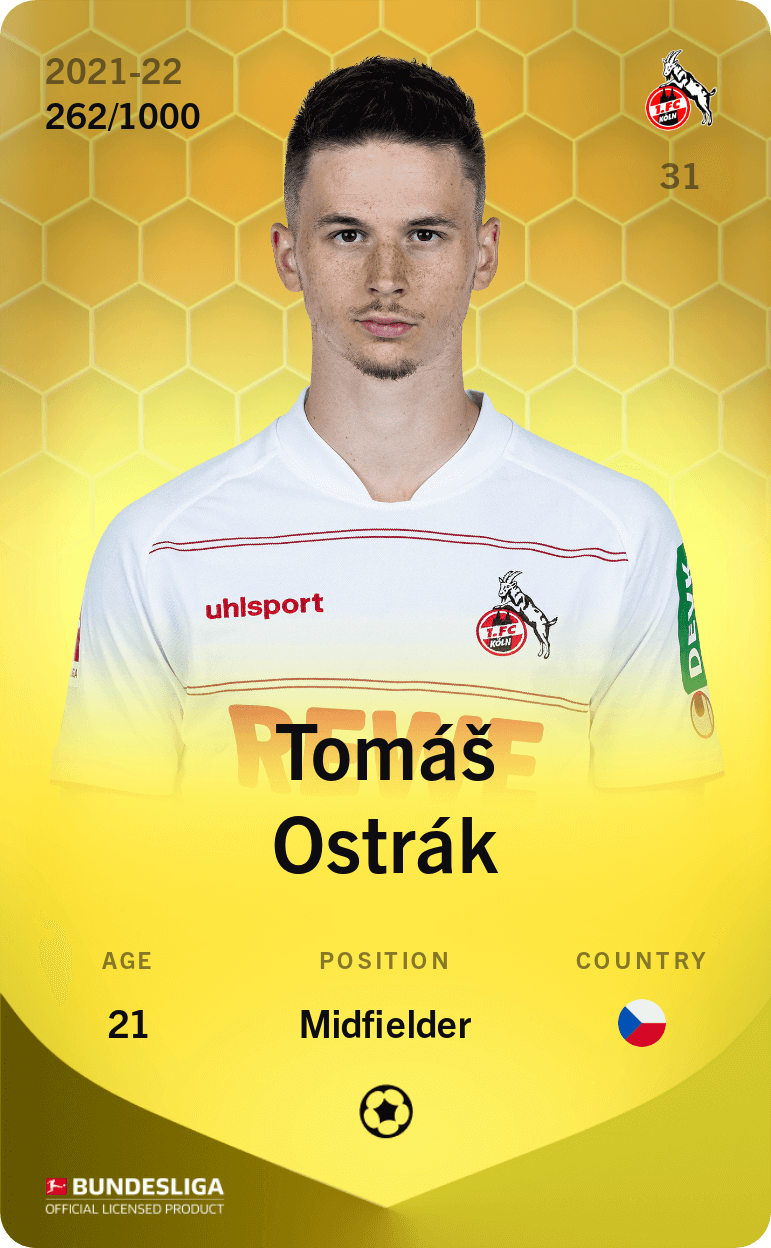 Tomáš Ostrák 2021-22 • Limited 262/1000