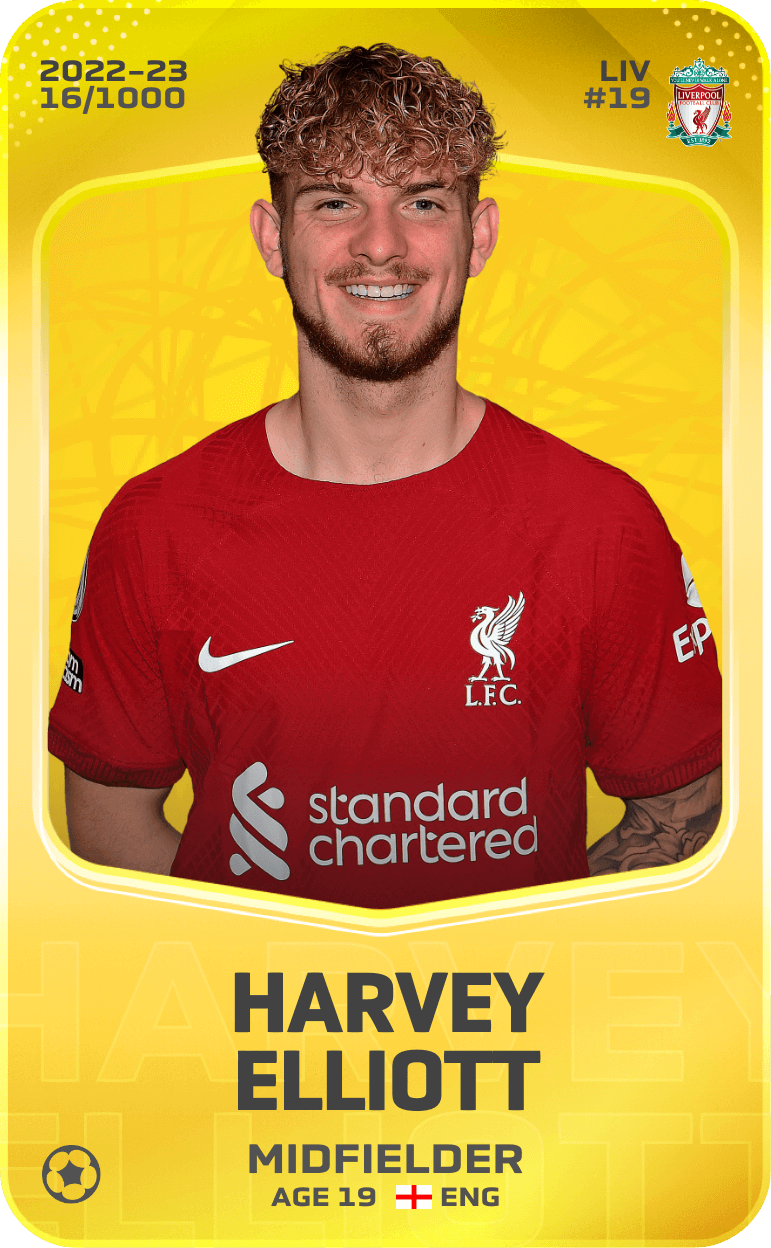 Harvey Elliott 2022-23 • Limited 16/1000