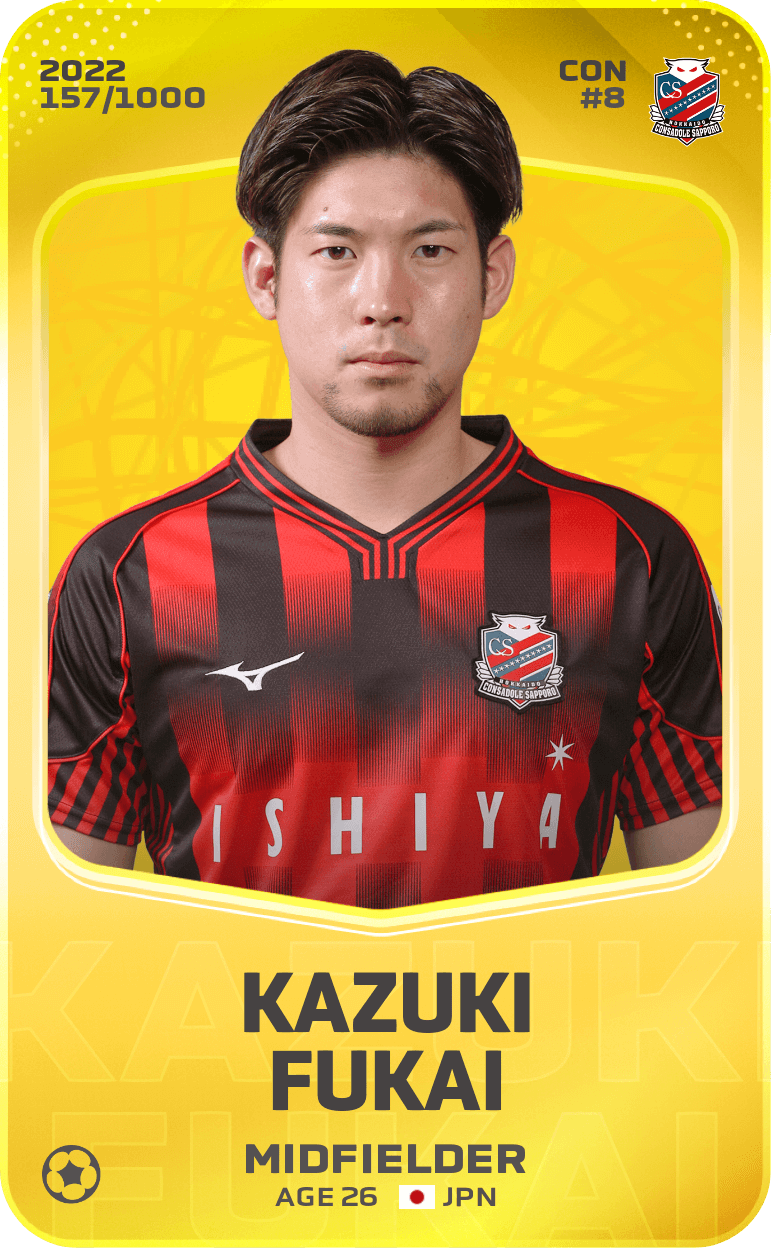 Kazuki Fukai 2022-23 • Limited 157/1000