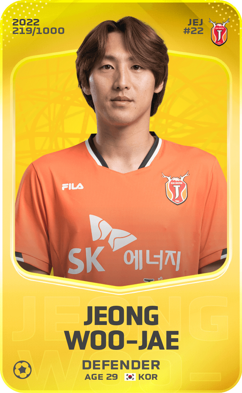 Jeong Woo-Jae 2022-23 • Limited 219/1000
