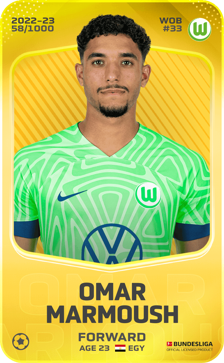 Omar Marmoush 2022-23 • Limited 58/1000