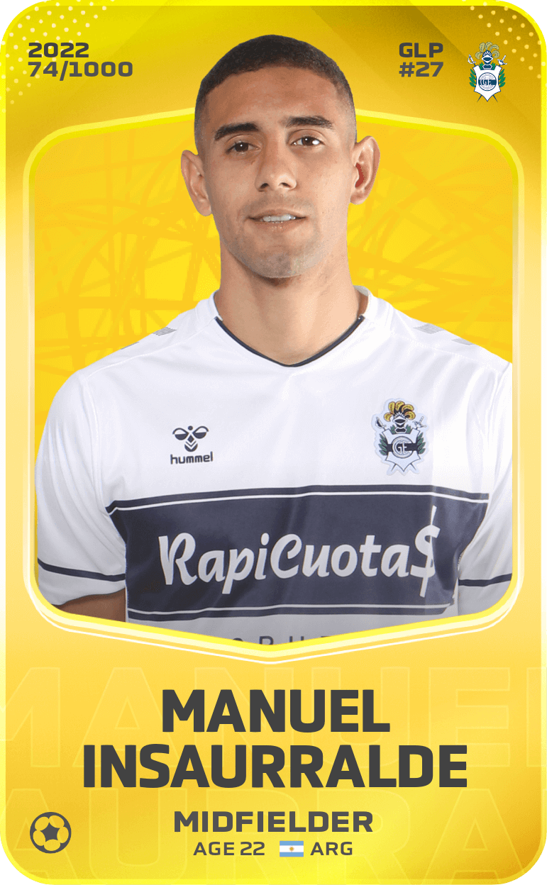 Manuel Insaurralde 2022-23 • Limited 74/1000