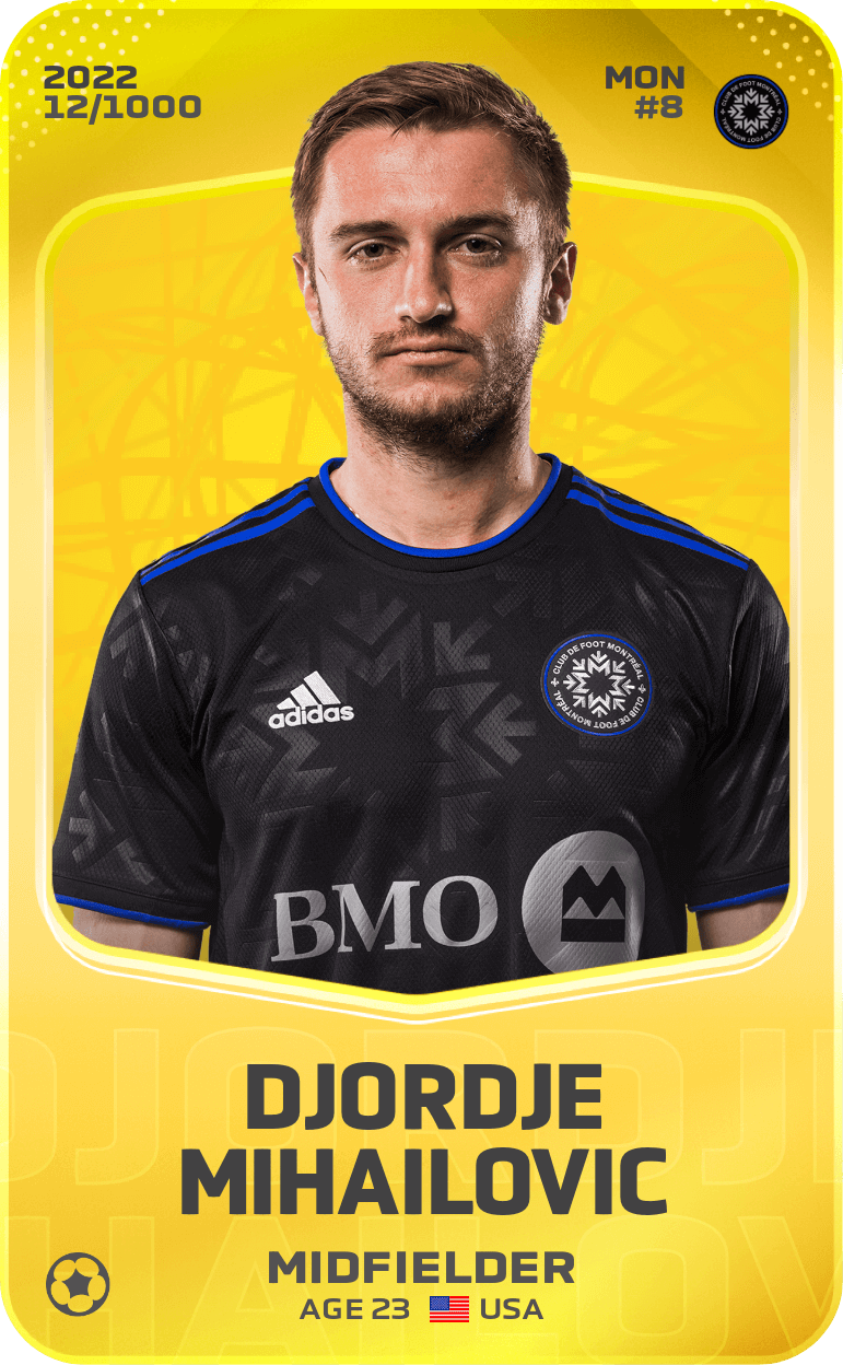 Djordje Mihailovic 2022-23 • Limited 12/1000