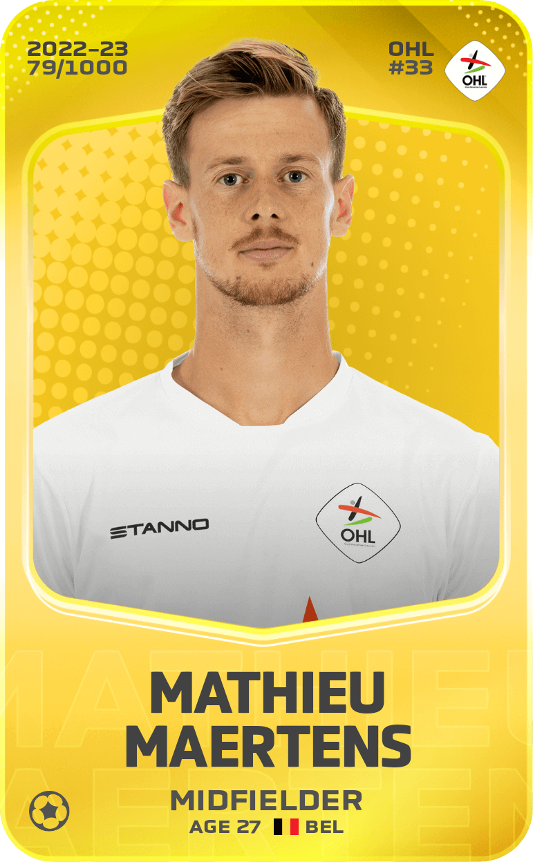 Mathieu Maertens 2022-23 • Limited 79/1000
