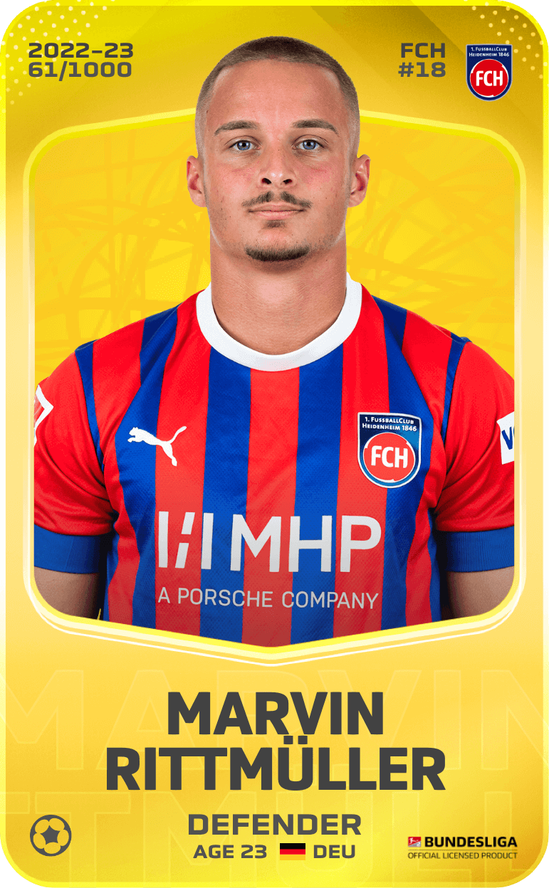 Marvin Rittmüller 2022-23 • Limited 61/1000