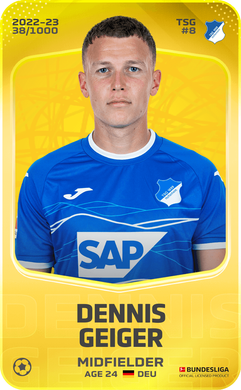 Dennis Geiger 2022-23 • Limited 38/1000