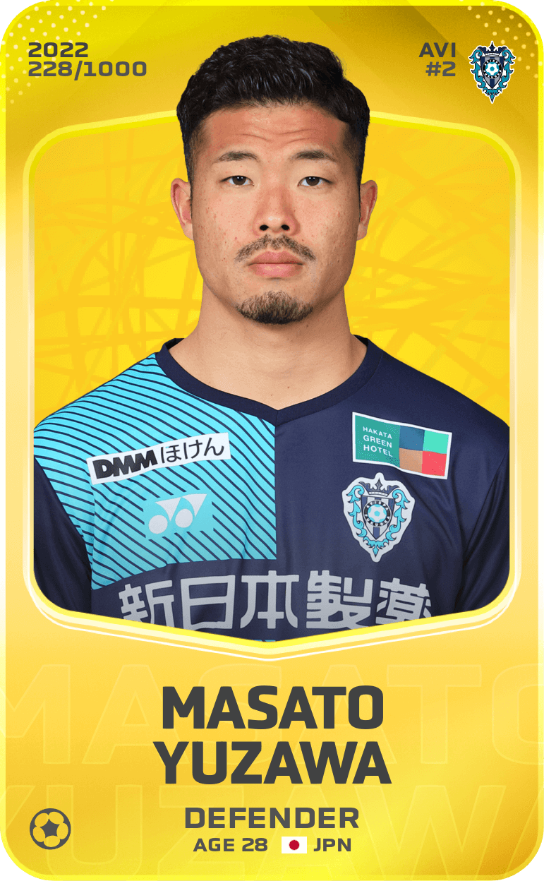 Masato Yuzawa 2022-23 • Limited 228/1000