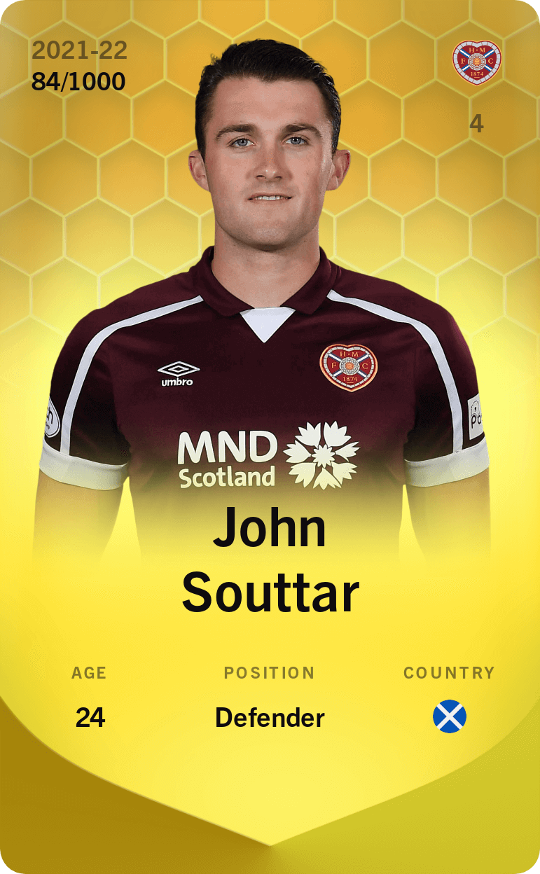 John Souttar 2021-22 • Limited 84/1000