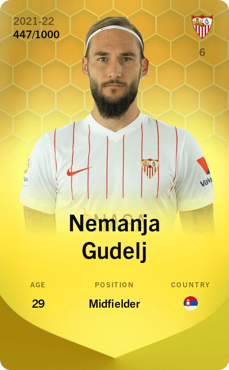 Nemanja Gudelj 2021-22 • Limited 447/1000