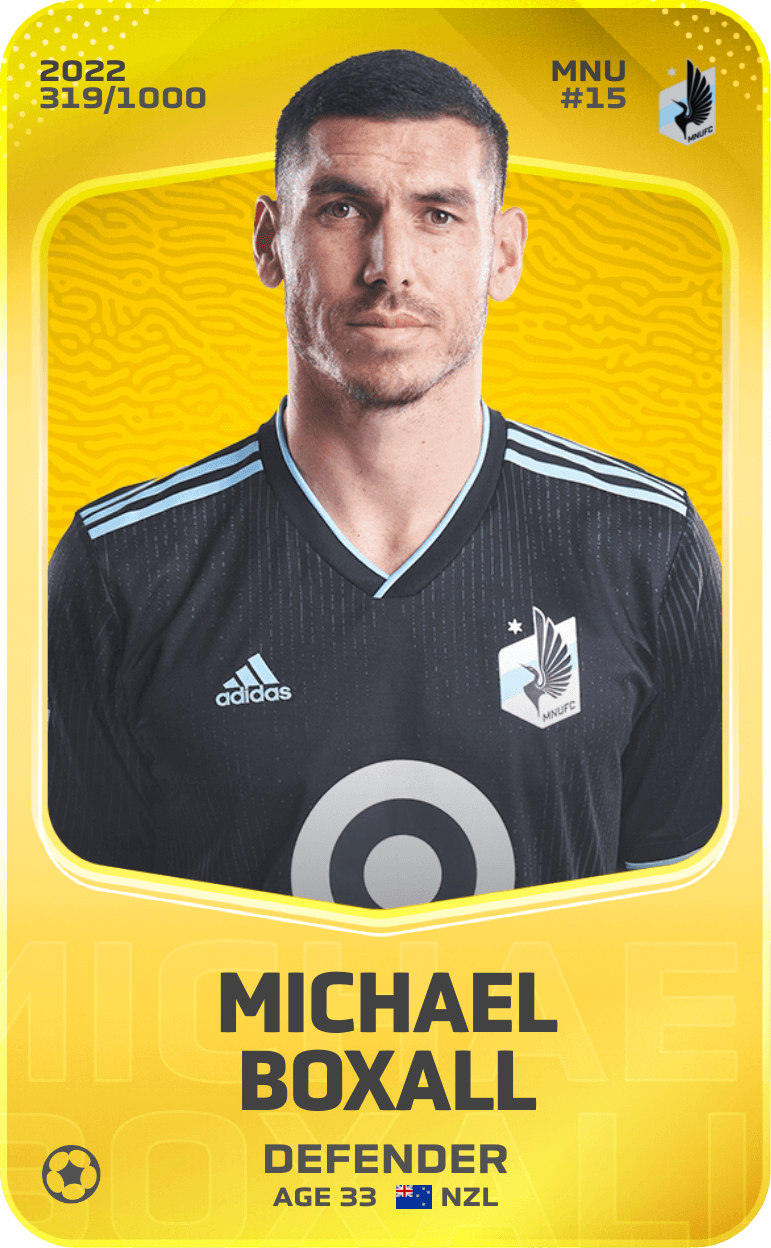Michael Boxall 2022-23 • Limited 319/1000