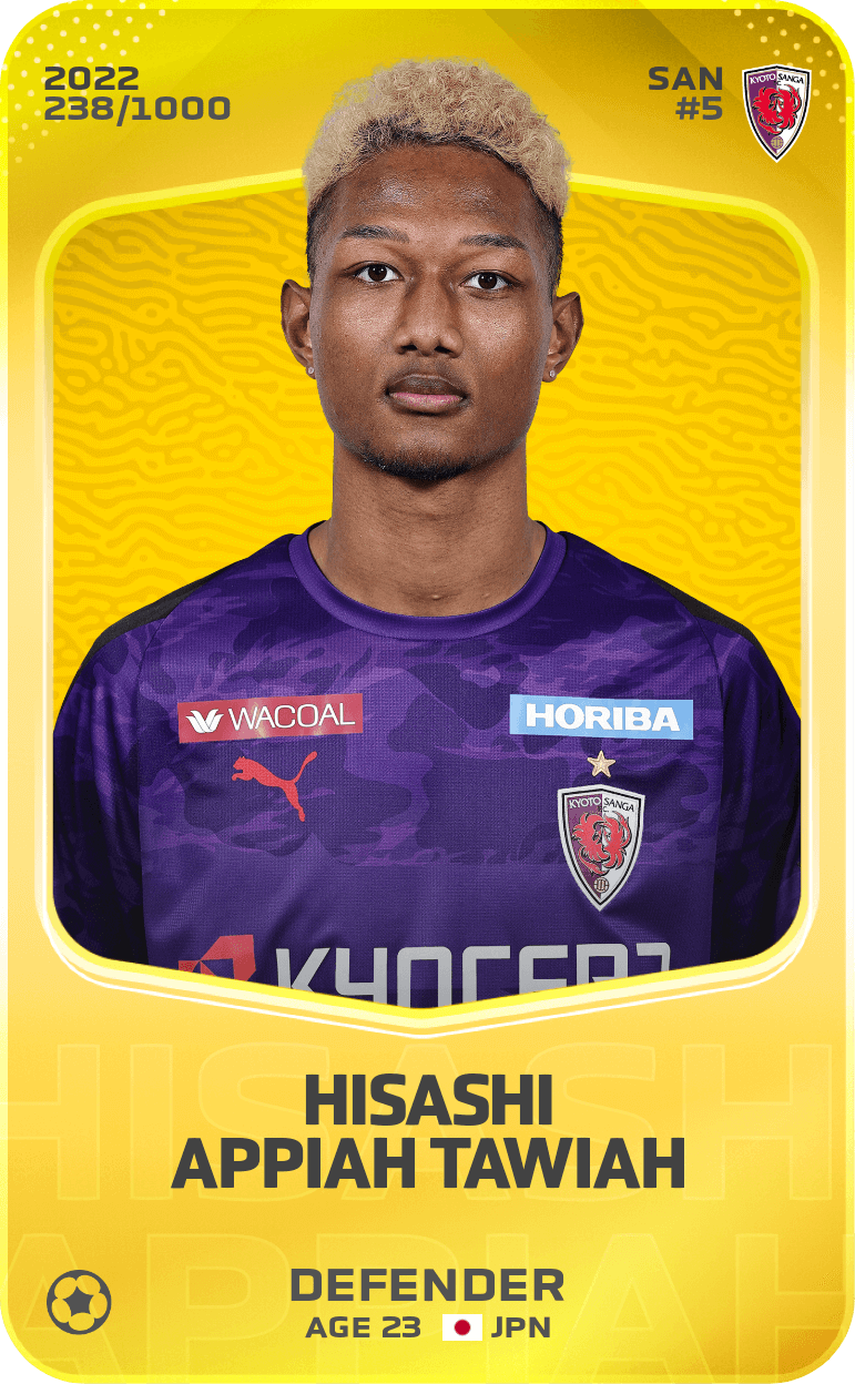 Hisashi Appiah Tawiah 2022-23 • Limited 238/1000