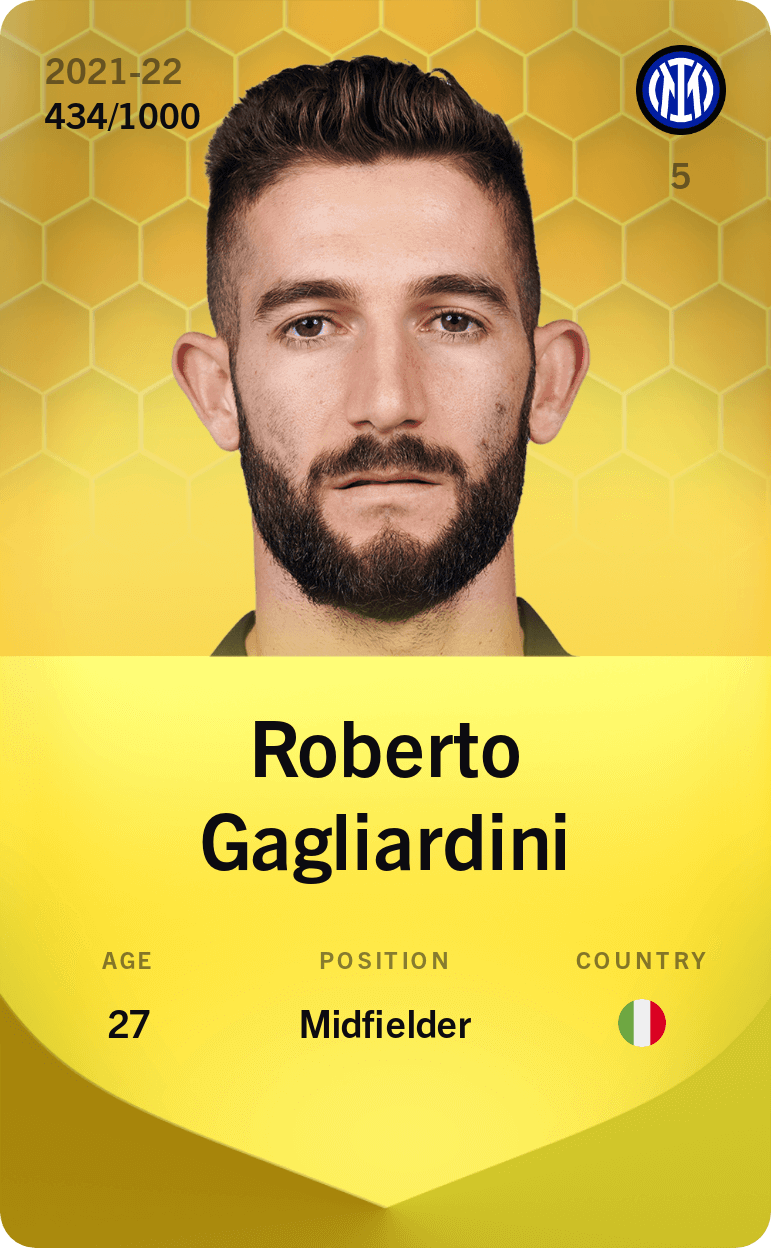 Roberto Gagliardini 2021-22 • Limited 434/1000