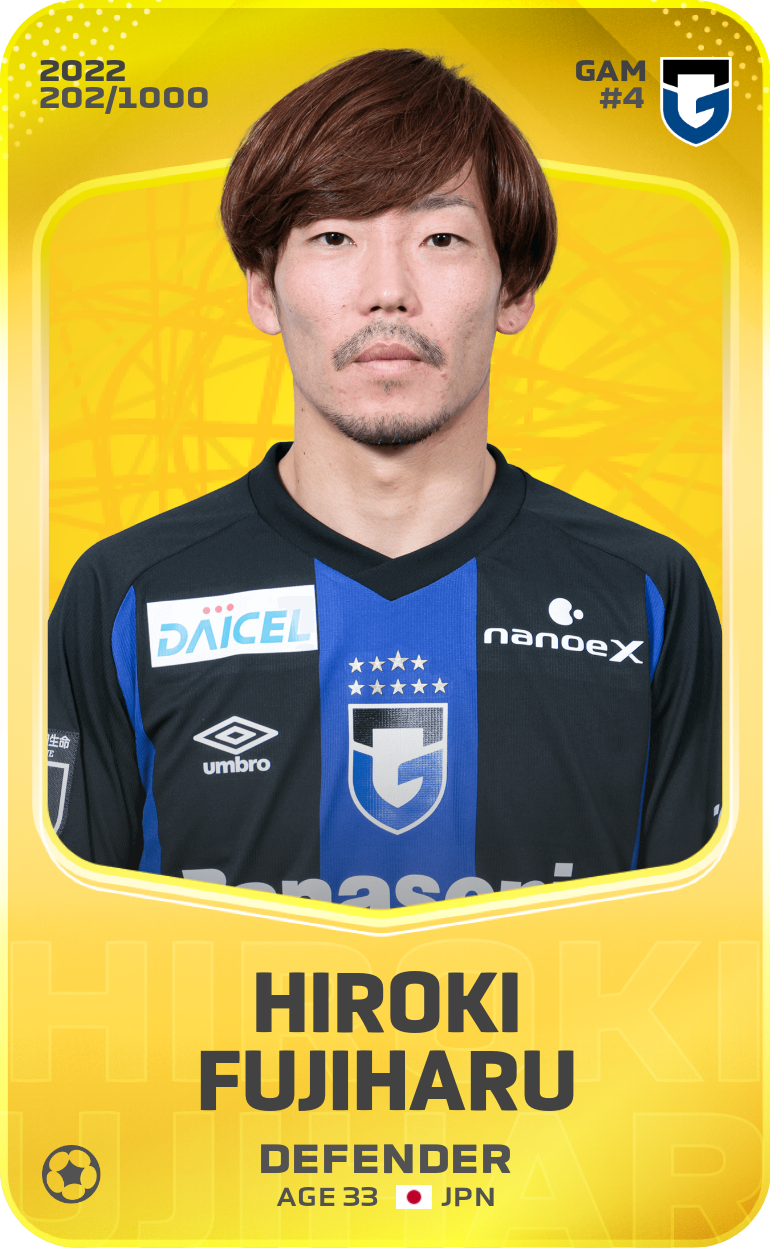 Sorare - Sorare Official - Hiroki Fujiharu 2022-23 • Limited 202/1000 - NFT # 8093720363776746058624514884398714476177800127346299112648324843928727698816