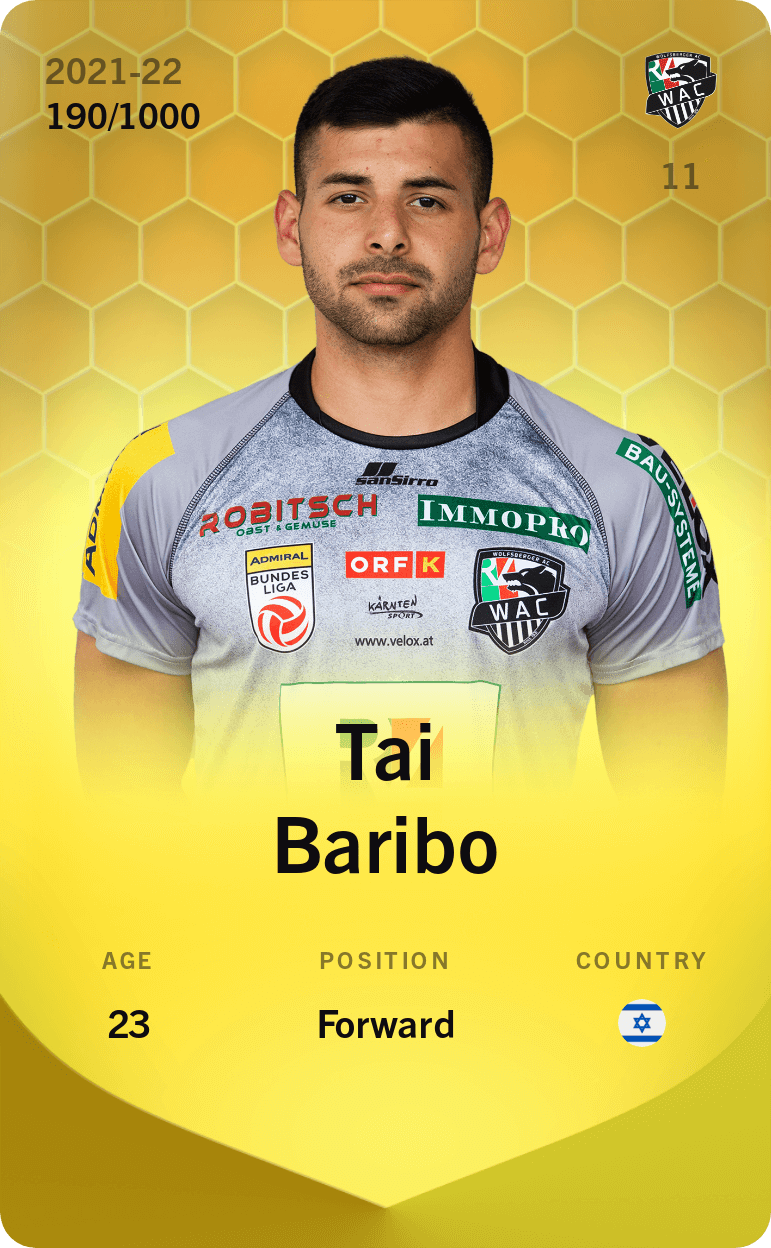 Tai Baribo 2021-22 • Limited 190/1000