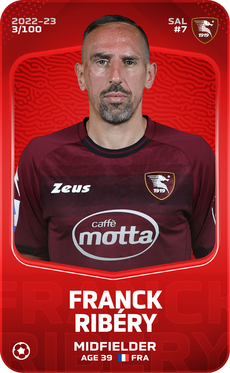 Franck Ribéry 2022-23 • Rare 3/100