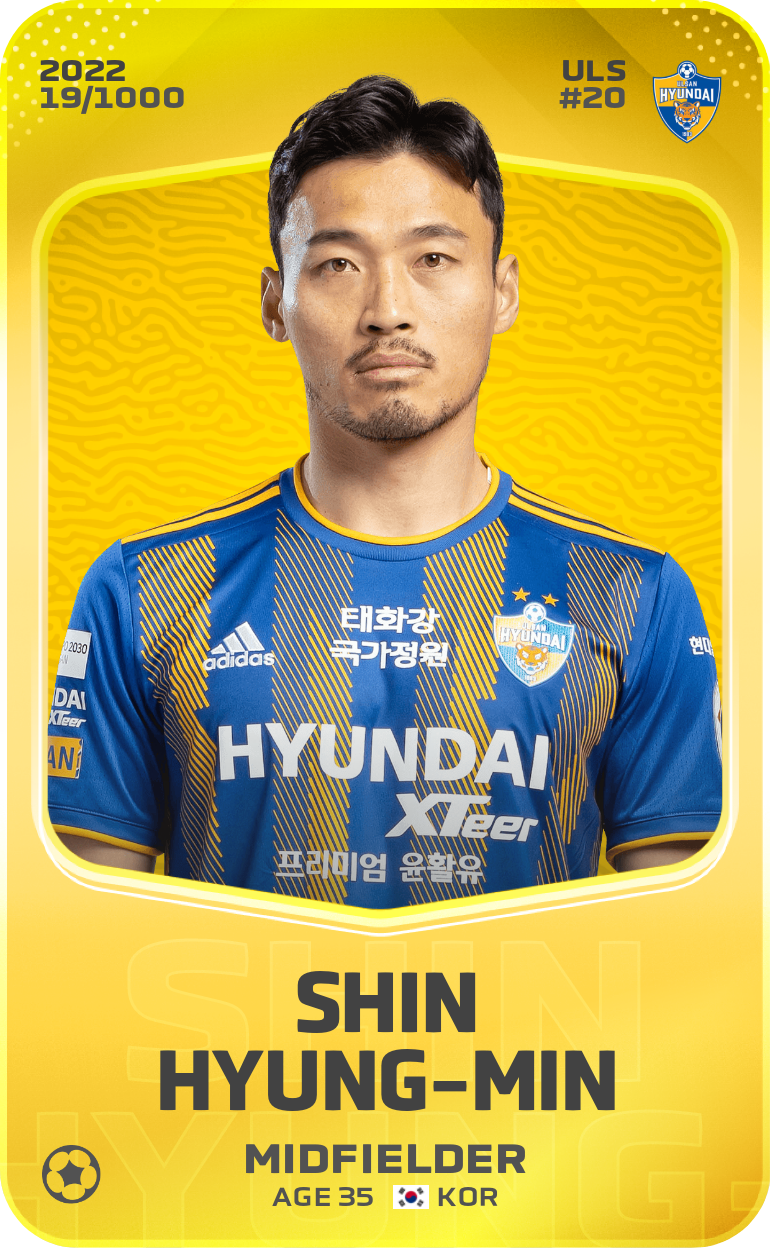 Sorare - Sorare Official - Shin Hyung-Min 2022-23 • Limited 19/1000 - NFT # 25703922060262068104079875029113142888634994795508377254107900295209180684212