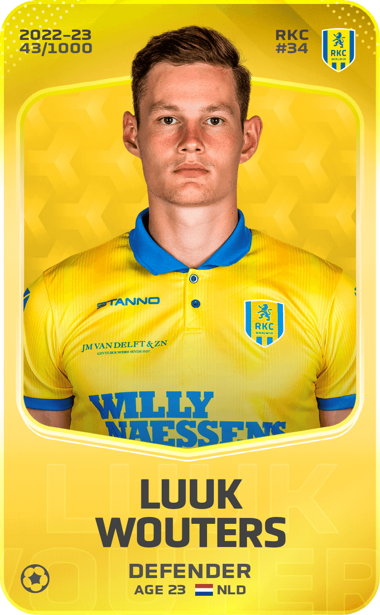 Luuk Wouters 2022-23 • Limited 43/1000