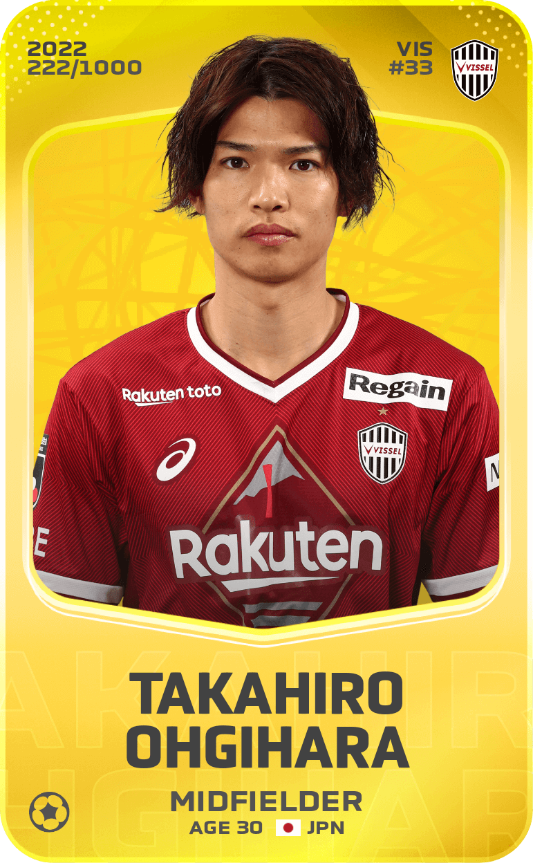 Takahiro Ohgihara 2022-23 • Limited 222/1000