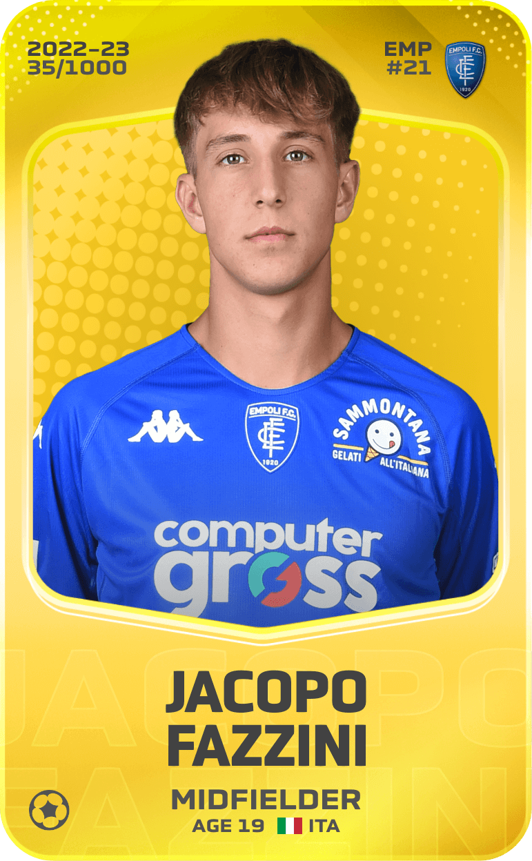Jacopo Fazzini 2022-23 • Limited 35/1000