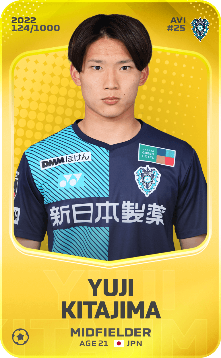 Yuji Kitajima 2022-23 • Limited 124/1000